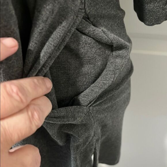 J. Jill Heathered  Gray Women's Open Cardigan Pockets Sz M - Picture 4 of 7